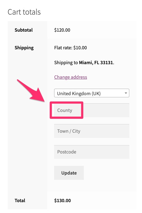Display incorrect placeholder for United Kingdom (UK) in shipping ...