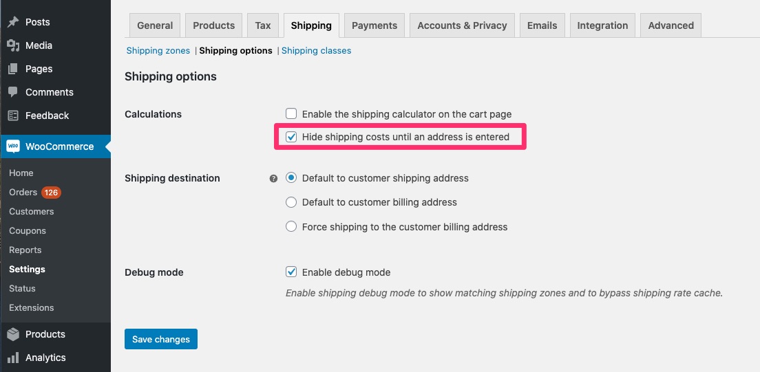 Geolocation fails to assign correct zipcode based on shipping costs