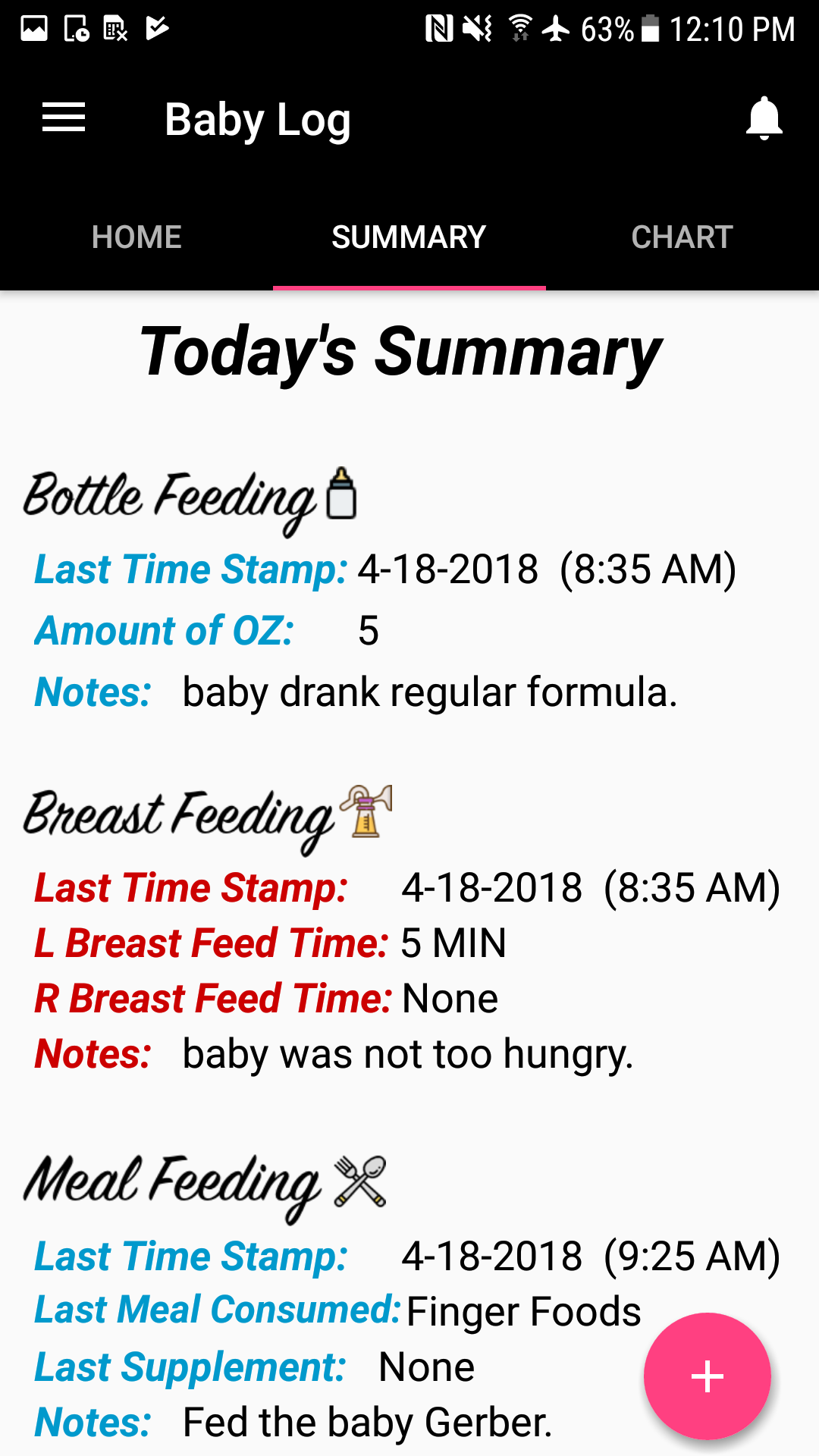 GitHub ERON23/BabyLog_App Baby tracker app