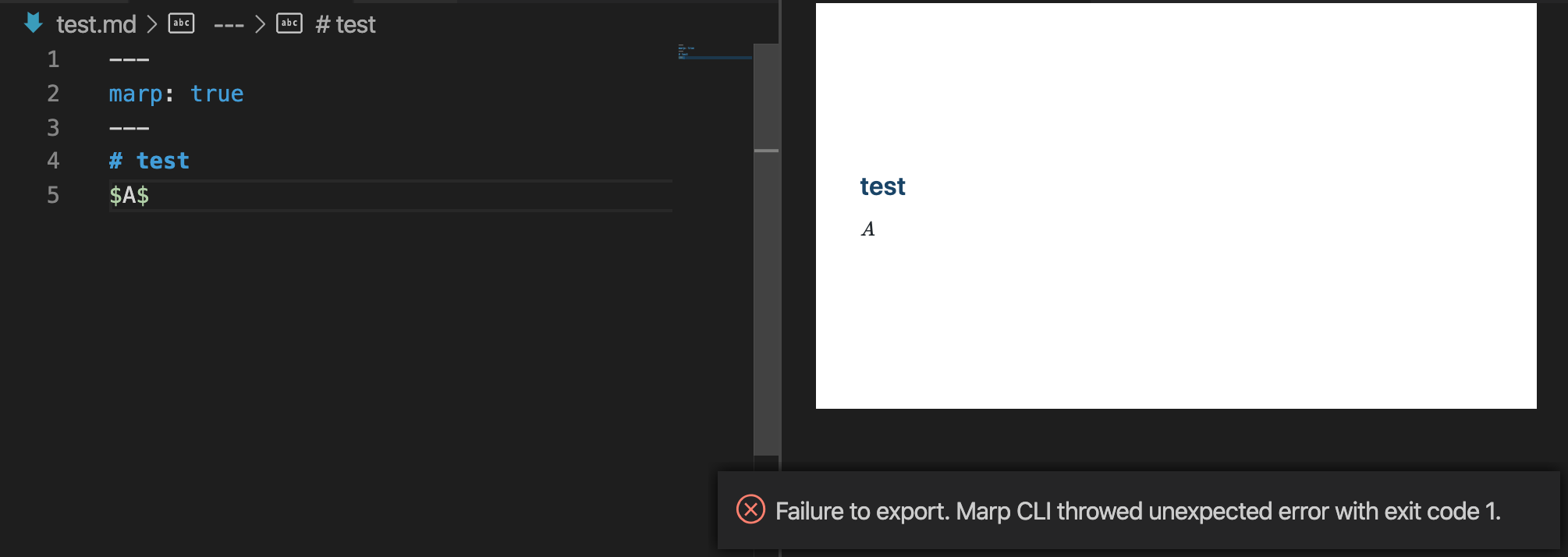 Cannot export to pdf with math · Issue #150 · marp-team/marp-vscode ...