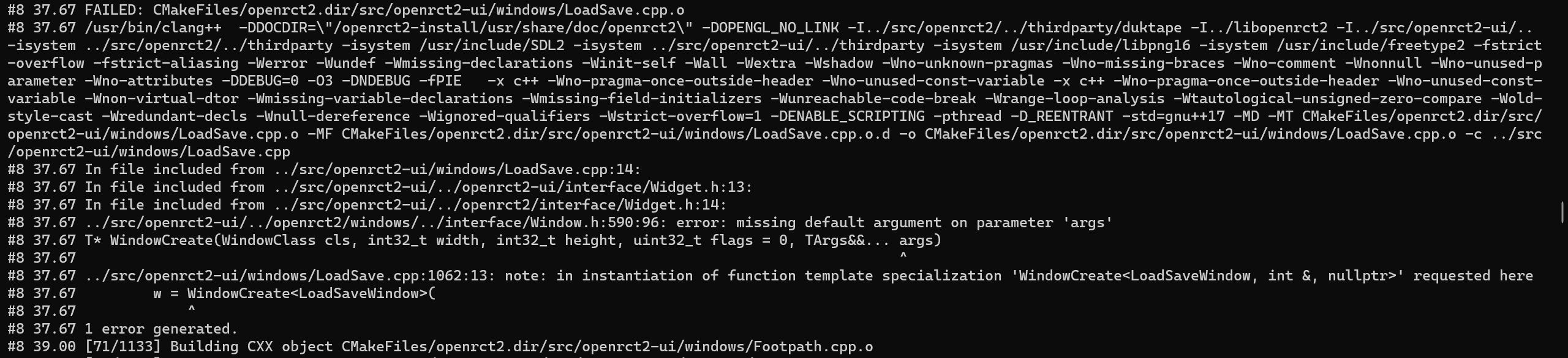 Error when building a Docker image of the game · Issue #19850 ...