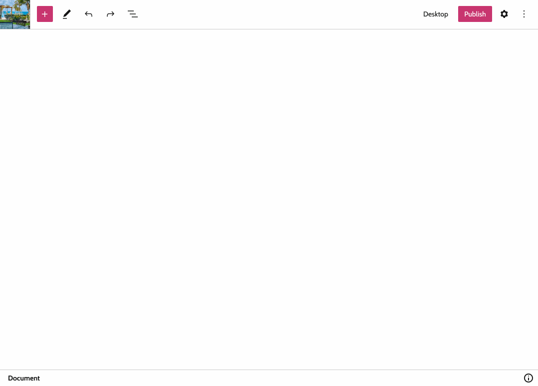 calypso sidebar in editor switcher at bottom