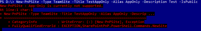 pnpmissingfeature