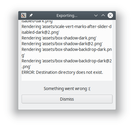 ERROR: Destination directory does not exist. · Issue #145 · themix ...