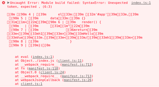 Syntax error is hard to read · Issue #315 · egoist/poi · GitHub