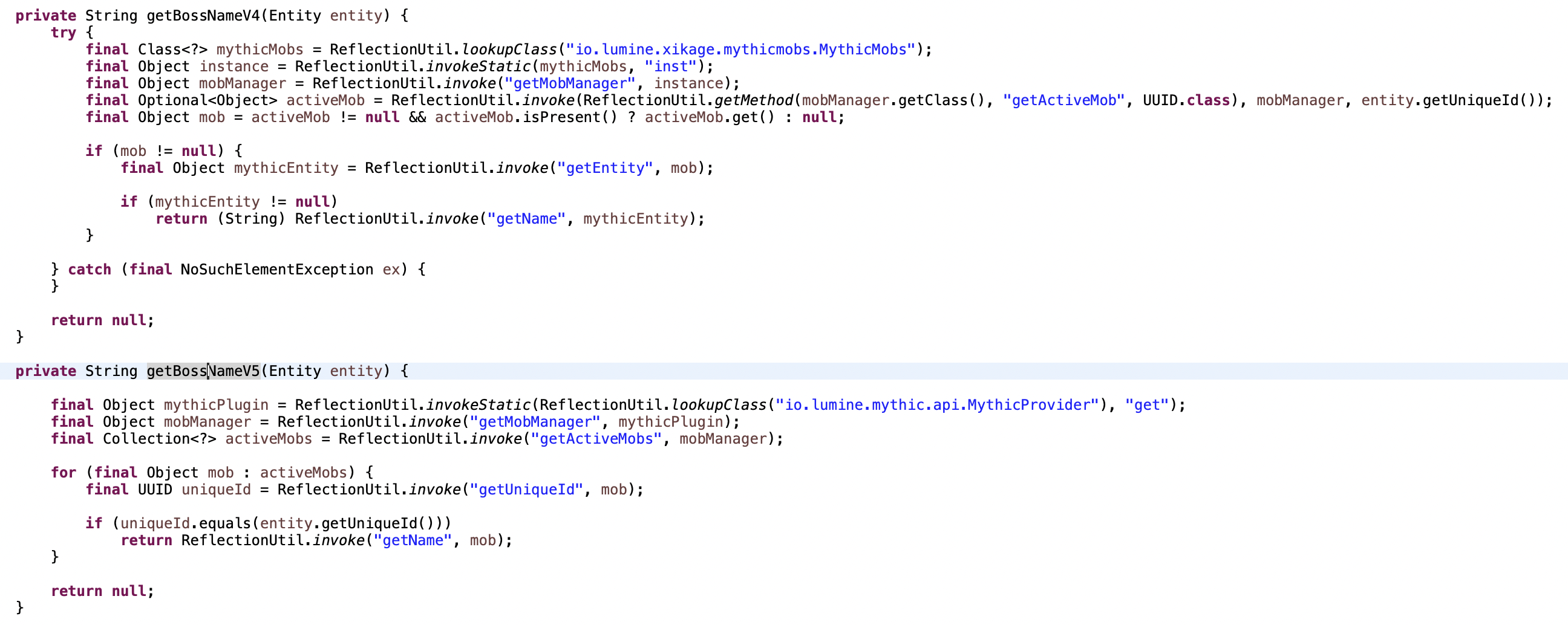 Get MythicMob 5 name · Issue #2 · xikage/MythicMobs-API-Examples · GitHub