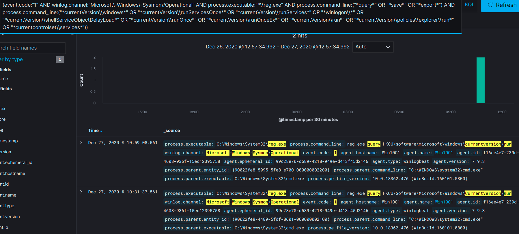 Playbook generated elastalert rules with wrong field names for
