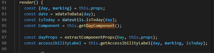 DayComponent does not work properly · Issue #1493 · wix/react-native ...