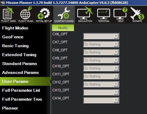 User Params Page