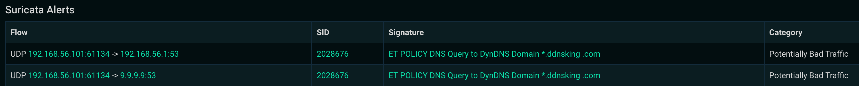 Suricata Alerts