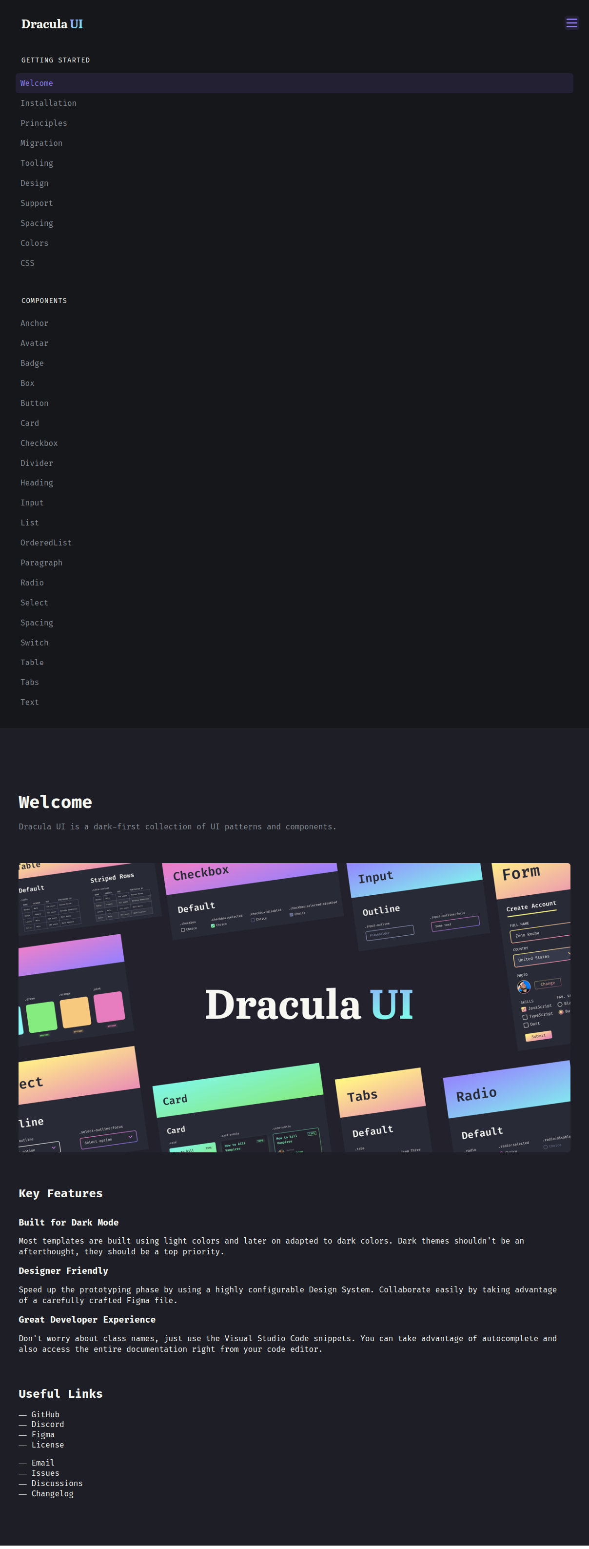 Menu mobile in desktop version · Issue #228 · dracula/draculatheme.com ...