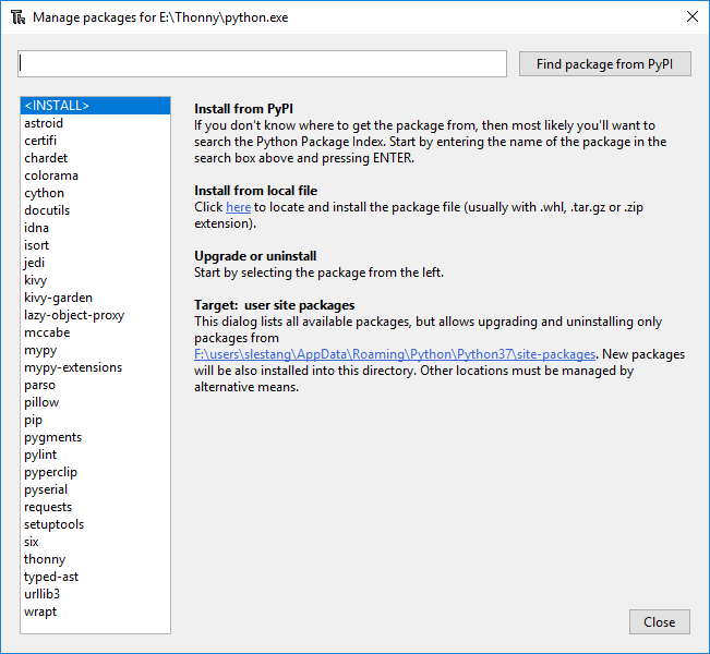 Kivy Plugin Broken In 3 1 2 Issue 716 Thonny Thonny Github