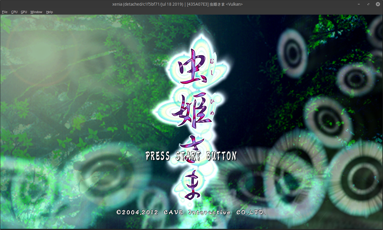 435A07E3 - 虫姫さま · Issue #1340 · xenia-project/game