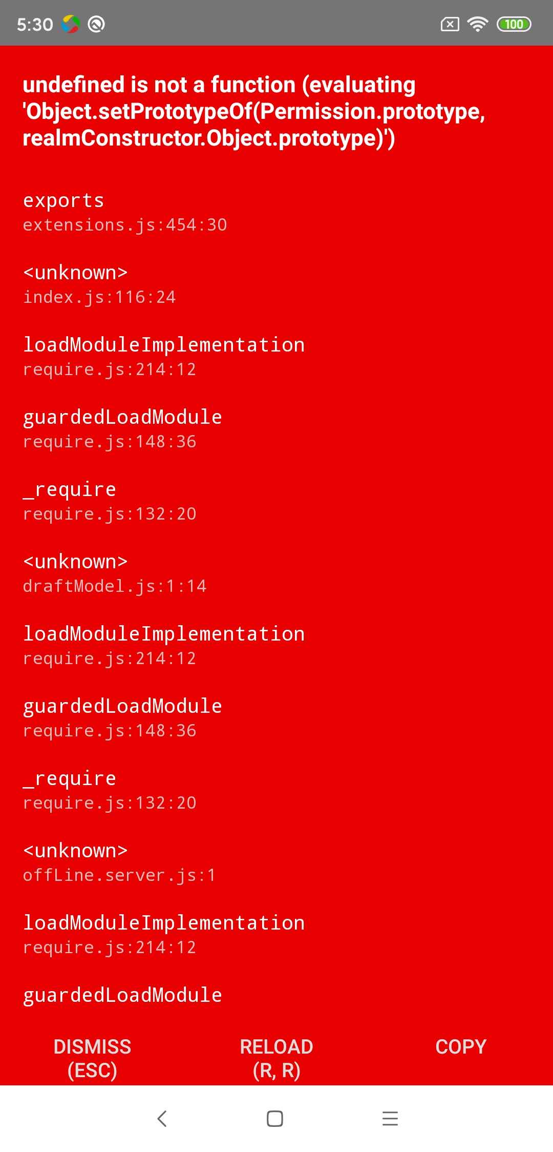 exception - cannot invoke realm v6.0.2 报错,在浏览器里debug时没问题 · Issue #3014 · realm/realm-js · GitHub
