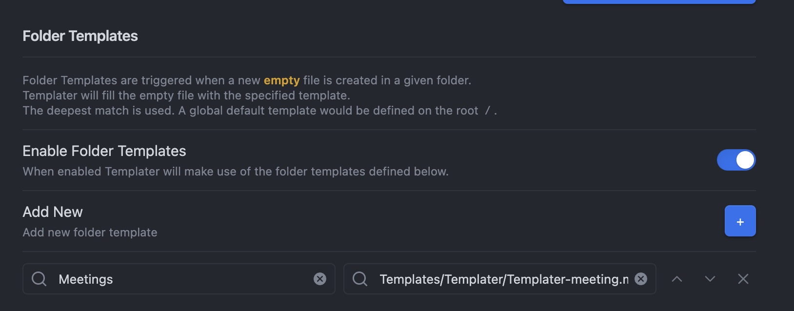 Folder Templates not working · Issue #919 · SilentVoid13/Templater · GitHub