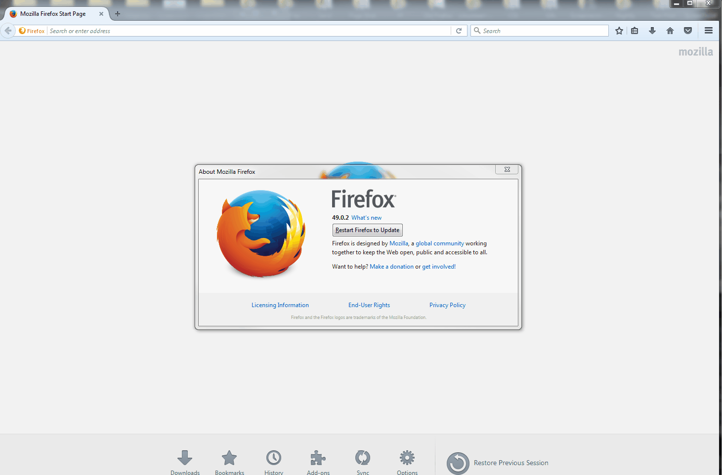 Картинка браузера mozilla