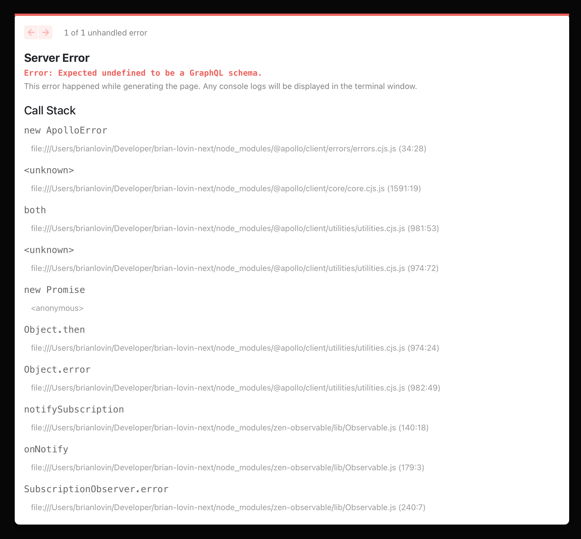 Using `unified` in Apollo GraphQL resolver breaks the app · vercel next.js · Discussion 29860
