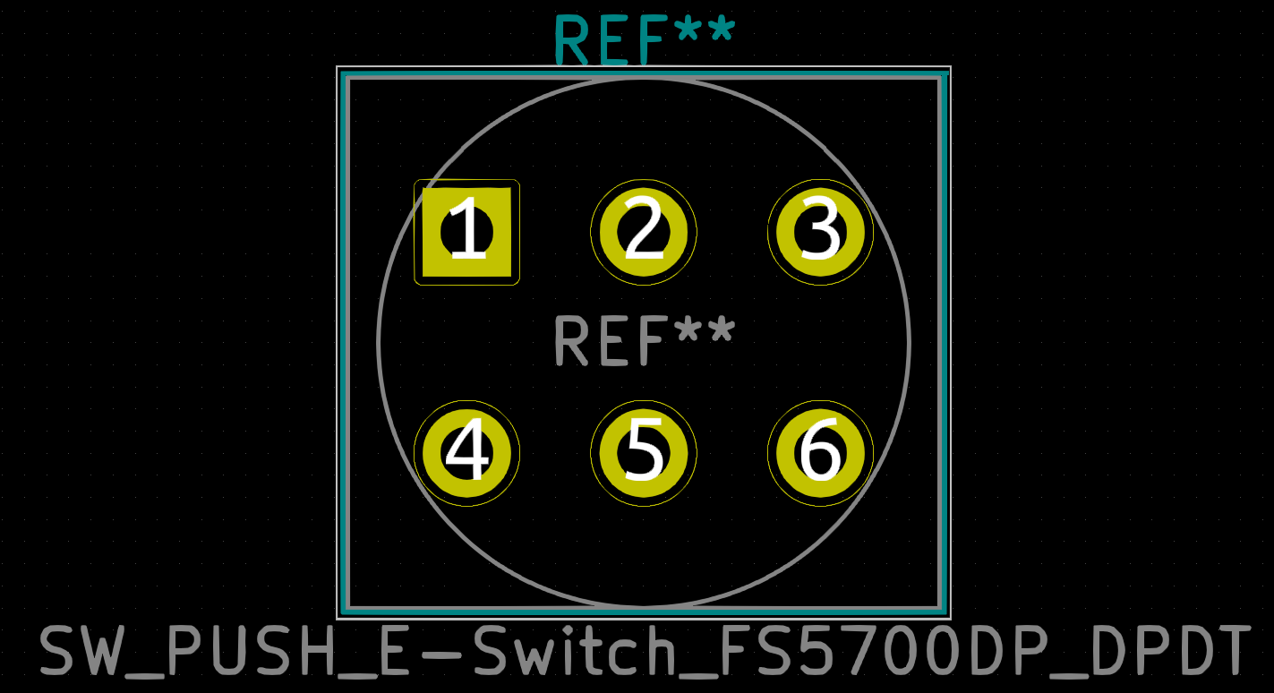 Added footprint for the ESwitch FS5700 DPDT footswitch (!564) · Merge