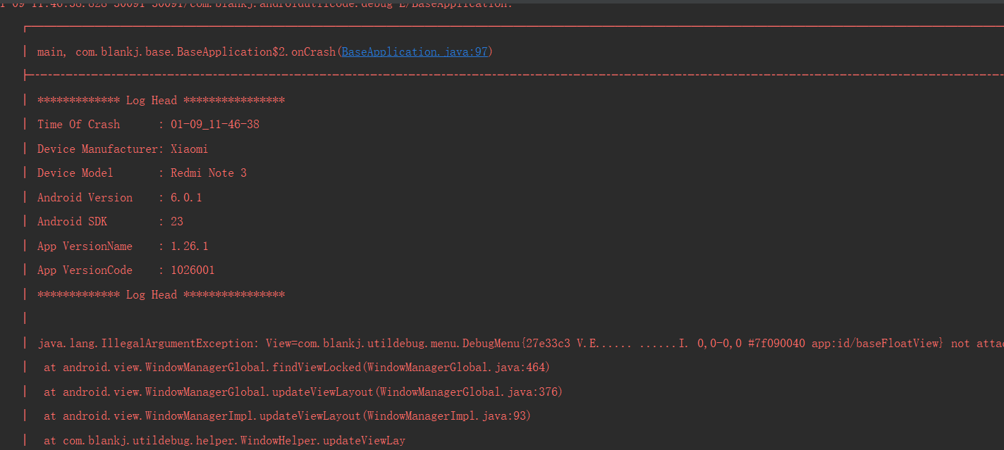 clone的最新代码,运行直接崩溃!!! · Issue #1153 · Blankj/AndroidUtilCode · GitHub