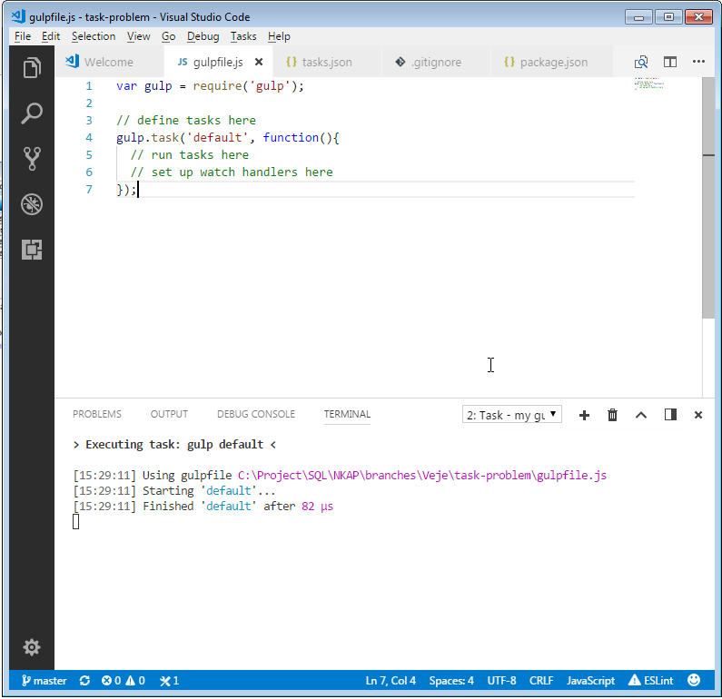 Shell task doesn't finish · Issue #37934 · microsoft/vscode · GitHub
