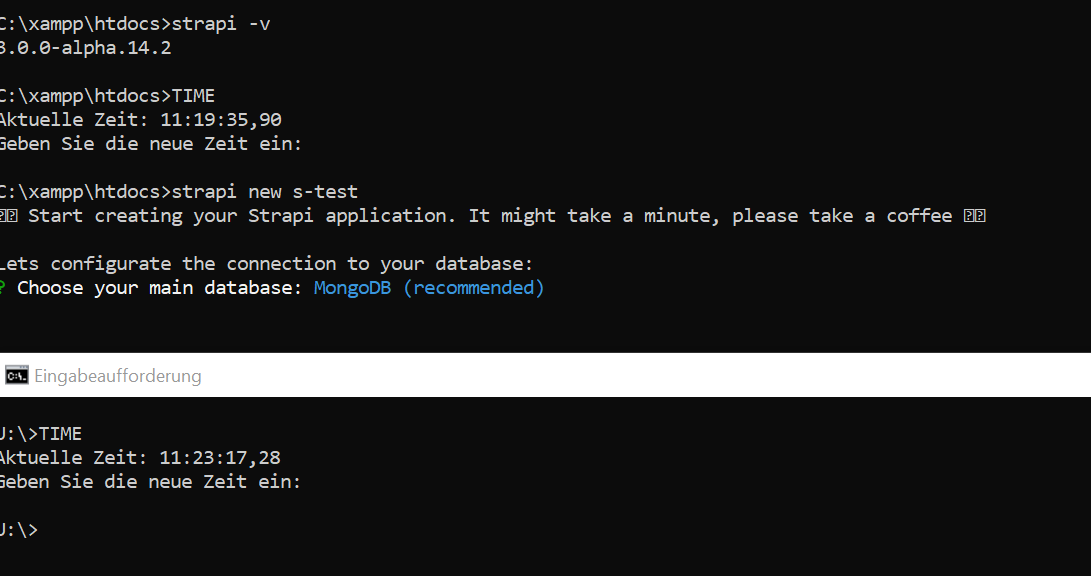 Database installation fails · Issue #2182 · strapi/strapi · GitHub