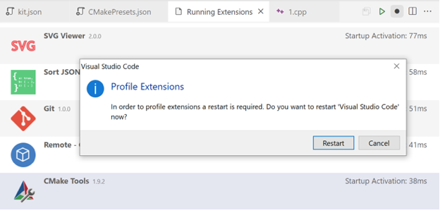 Profile extension restart has no effect · Issue #142066 · microsoft ...