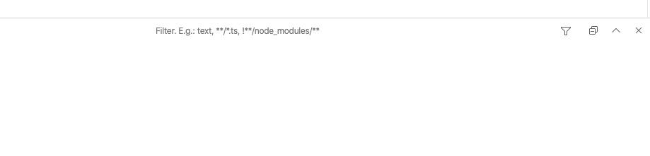 Problems: filter box shows no border in default light theme · Issue ...