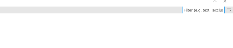 Filter focus border not rendered when multiple views in panel · Issue ...