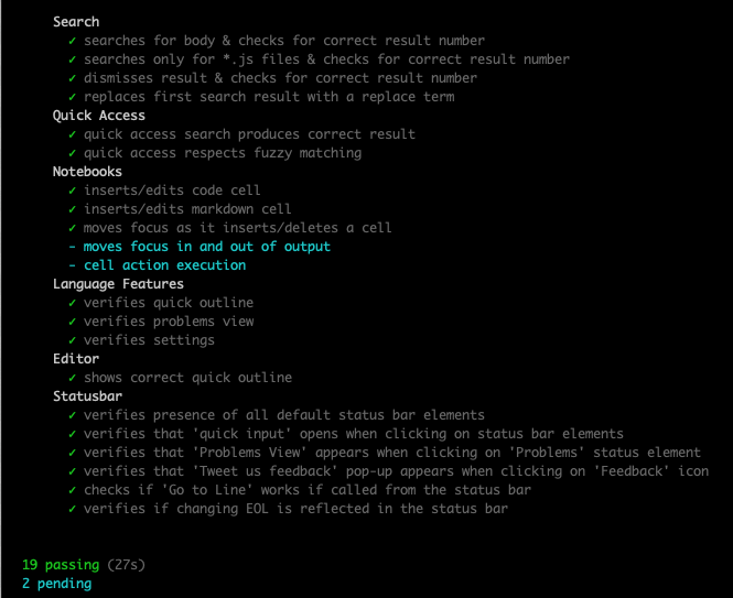 Test: Smoke Test · Issue #109426 · microsoft/vscode · GitHub