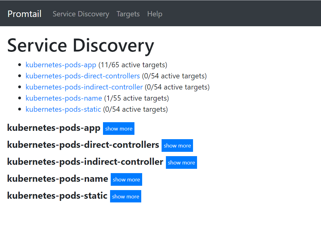 Promtail and fluent bit both not scrapping any logs to loki · Issue ...