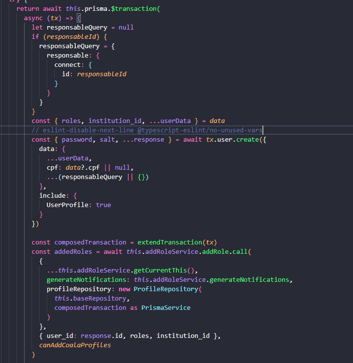 Transactions inside transactions, is that possible? · prisma prisma ...