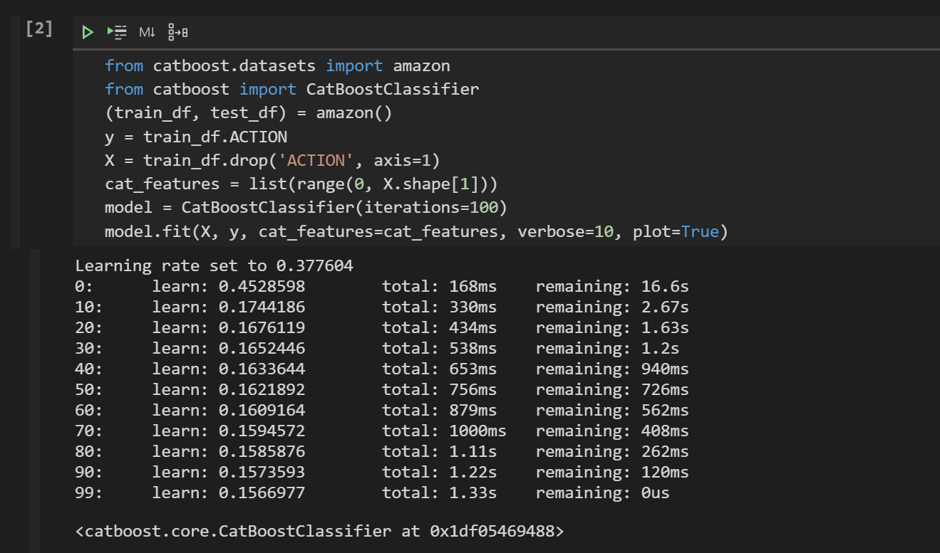 Unable to load a compatible version of the widget 'catboost_module ...