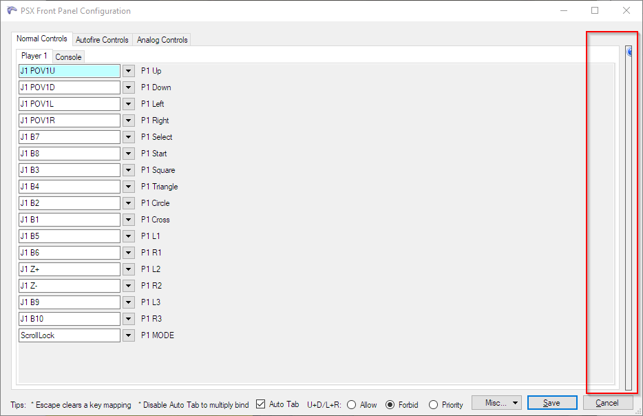 PSX Controller Configuration Dialog Layout Problem · Issue #1814 ...