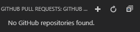 "No GitHub repositories found." after updating to 0.0.7 · Issue #1178 ...