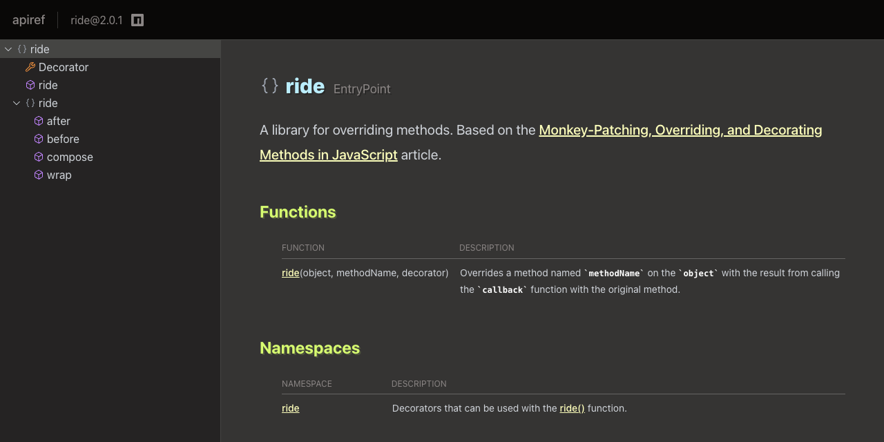 apiref page_package_ride