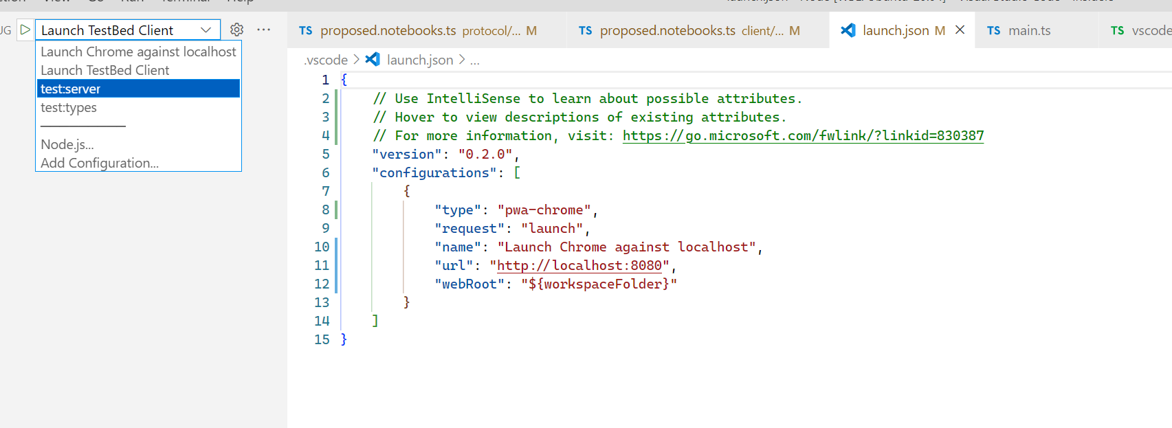 Debug targets that don't exist in launch.json · Issue #140980 ...