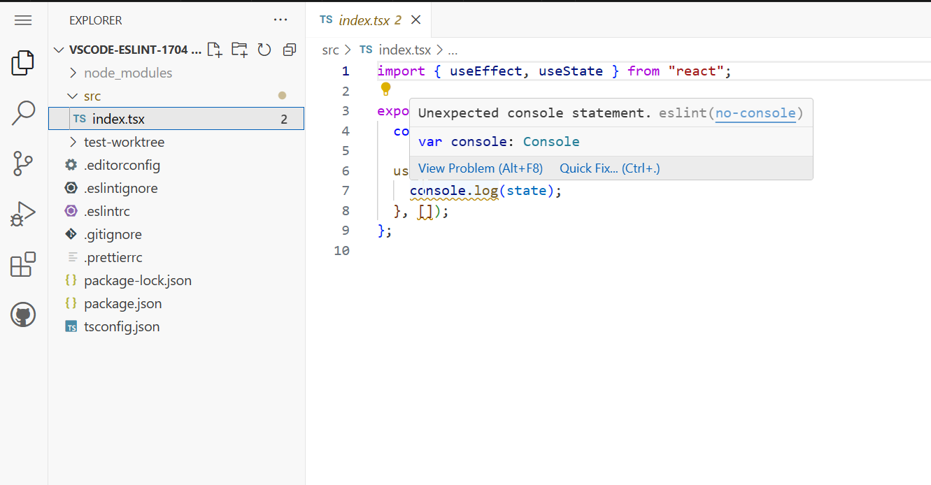[Bug] Not working if you open project in `git worktree` · Issue 1704