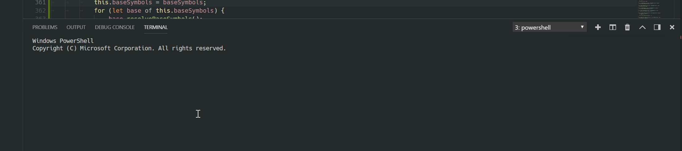 Terminal broken in latest insider · Issue #59595 · microsoft/vscode ...