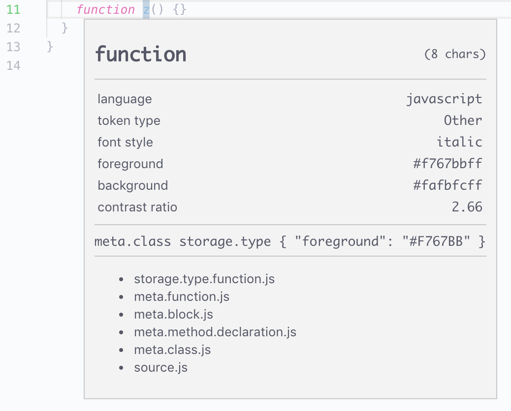 "editor.tokenColorCustomizations" shows different colors in different ...