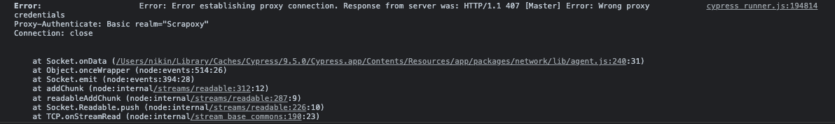 can't use cypress with a proxy that requires auth · Issue #20443 ...