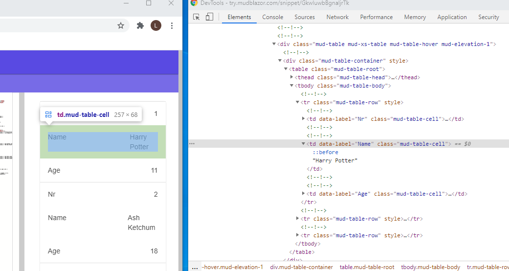 Text on table rows when on mobile (XS) not aligned · Issue #916 ...