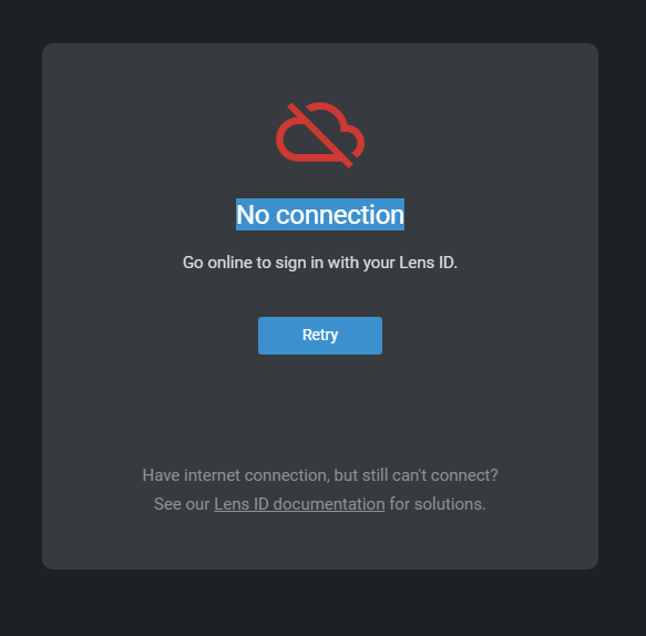 No connection · Issue 5485 · lensapp/lens · GitHub
