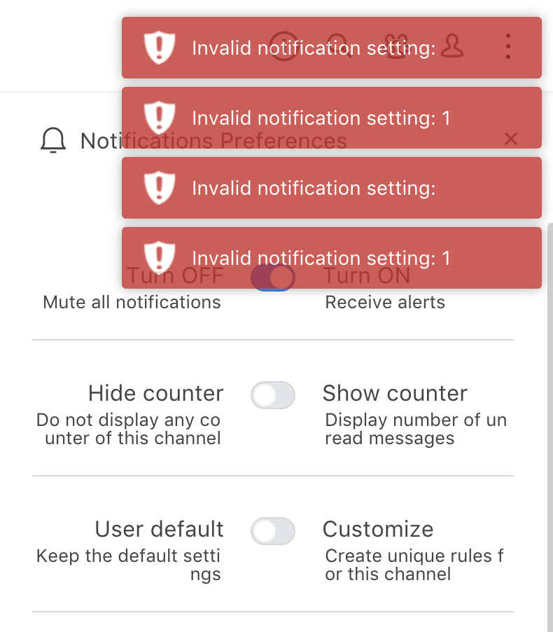 [RCBUG] Invalid notification setting · Issue #9525 · RocketChat/Rocket ...
