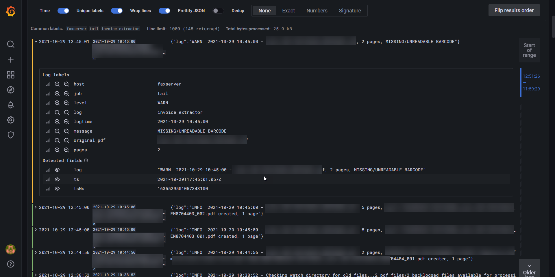 Support extracted labels in template variables (RE or PATTERN ...