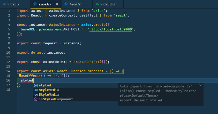 [Fixed] Duplicate suggestions on React methods · Issue #35680 ...