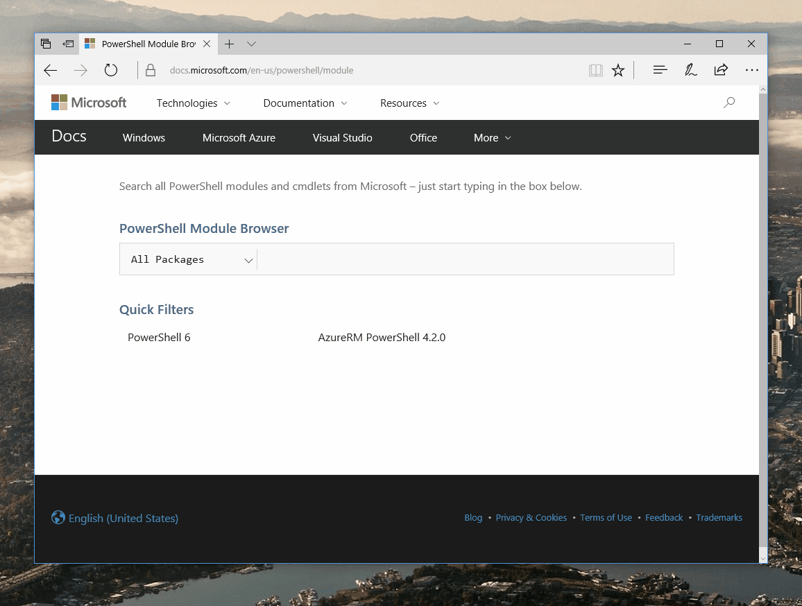 search-powershell-module-ver