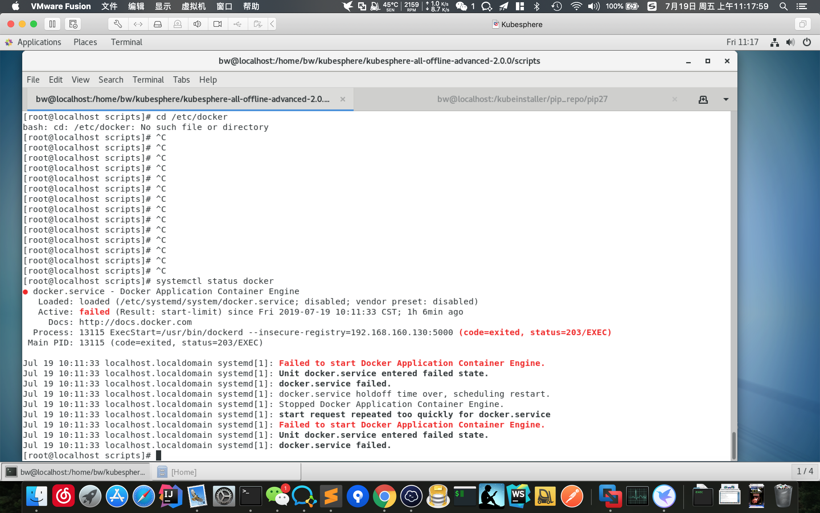 CentOS7.6安装离线版2.0失败 · Issue #591 · kubesphere/kubesphere · GitHub