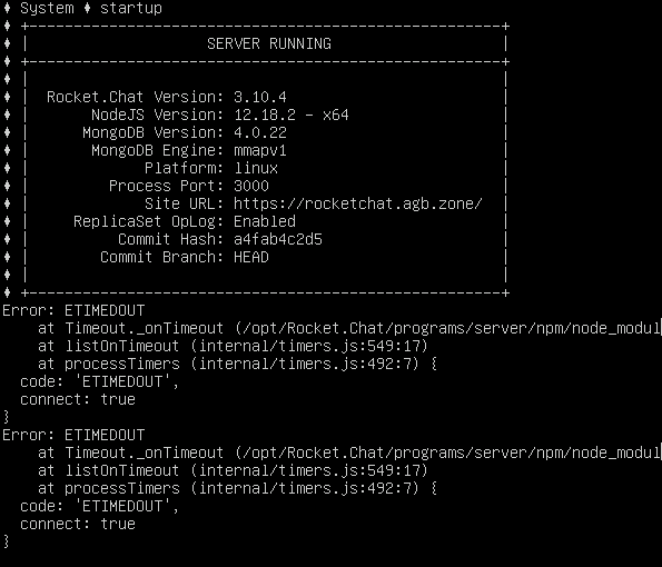 ETIMEDOUT error · Issue #20301 · RocketChat/Rocket.Chat · GitHub