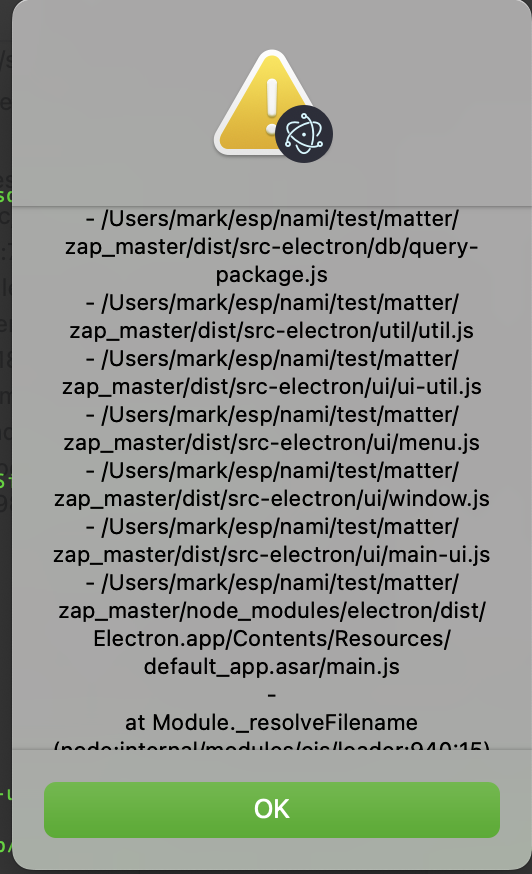 App threw an error during load · Issue 586 · projectchip/zap · GitHub