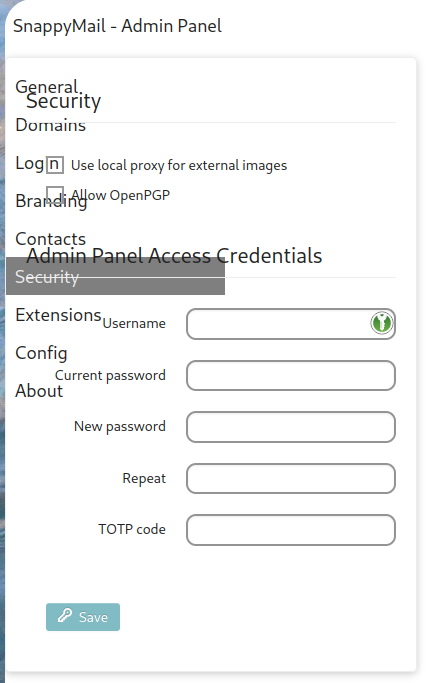 Snappymail 2.24.6 broke the admin panel · Issue #870 · the-djmaze ...
